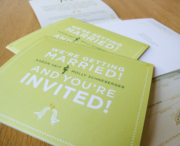 Aaron & Molly Invitations