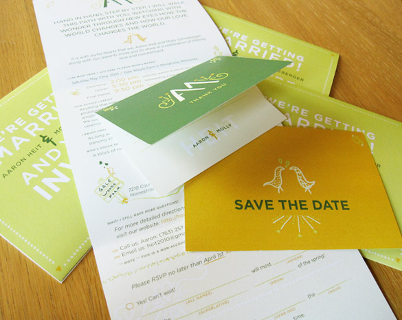 Aaron & Molly Invitations