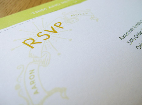 Aaron & Molly Invitations